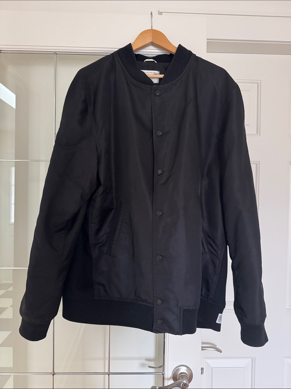 Reigning Champ Black Bomber Jacket